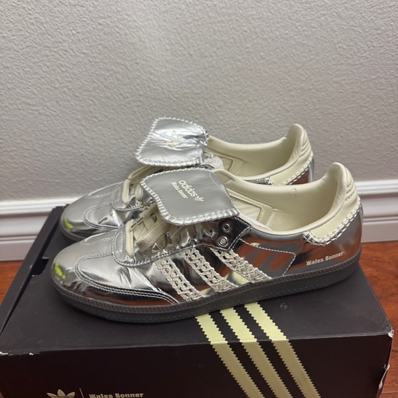 adidas Samba Wales Bonner Silver Size 11 - Picture 4 of 8